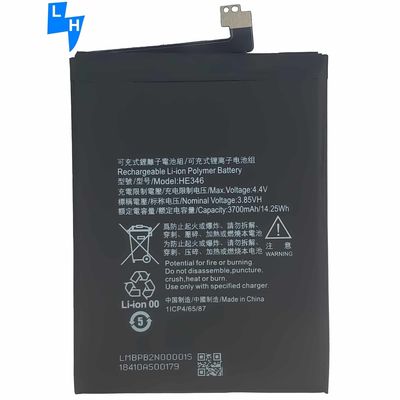 Μαύρη μπαταρία HE346 3700mAh Για Nokia 7 Plus 7P N7P HE 346 μπαταρίες μπαταρία με A
