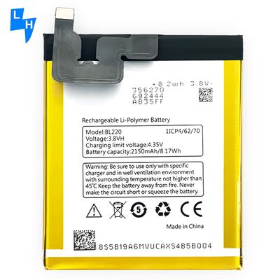 BL220 2150mAH Lithium-ion Replacement Battery για την Lenovo S850 και την OEM/ODM 500PCS