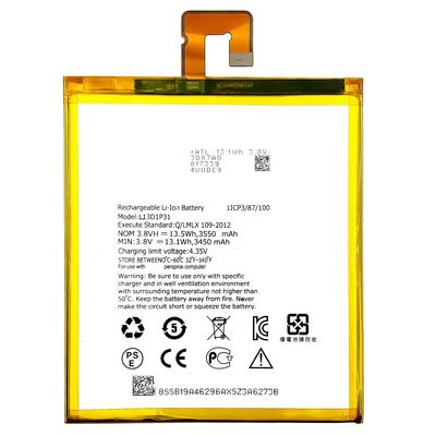 OEM 13.5wh L13D1P31 μπαταρία για Lenovo S5000 A7-50 A3500 S5000H Tablet PC 3550mah 3.8V