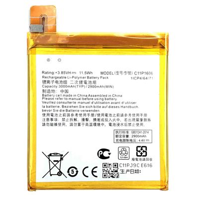Η μπαταρία κινητού τηλεφώνου 3000mAh 3.85V για Zenfone 3 Laser 5.5 ZC551KL Zoom ZX551ML Z01BDC
