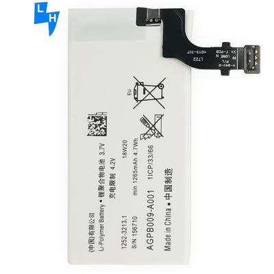 Sony Xperia P LT22 LT22I 1265mAh Αντικατασκευαστικές επαναφορτιζόμενες μπαταρίες AGPB009-A001 Κίτρινη