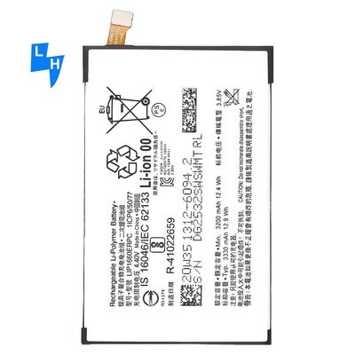 Μια επαναφορτιζόμενη μπαταρία Li-Polymer LIP1660ERPC για την Sony Mobile Xperia XZ3 h8416 h9436 h9493 3330mAh 3.85V