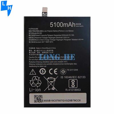 Lenovo VIBE P2 P2A42 P2C72 A79 Μαύρη μπαταρία πολυμερούς ιόντων λιθίου BL262 3500mAh 3.85V