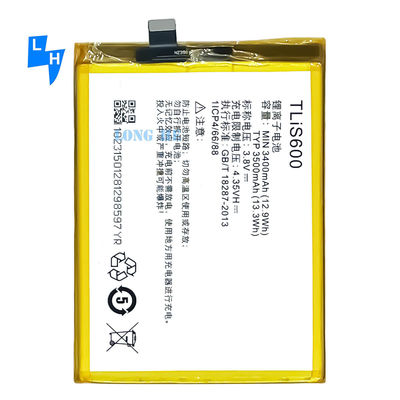 3.85V 3200mAh μπαταρία για alcatel TLis600 alcatel 7054 3N / 3S M3G Διπλή προστασία IC επαναφορτιζόμενη