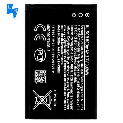 500PCS MOQ BL-5C μπαταρία για Nokia 105 BL-5CB Αρχική επαναφορτιζόμενη
