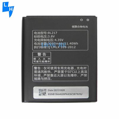 3000mAh 3.8V BL217 Πολυμερή μπαταρία λιθίου για Lenovo S720 S870E S868T A820T A800 A798T