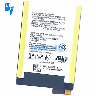 Αρχική μπαταρία ιόντων λιθίου για BlackBerry Q5 PTSM1 BAT-51585-003 Αντικατάσταση αποθέματος