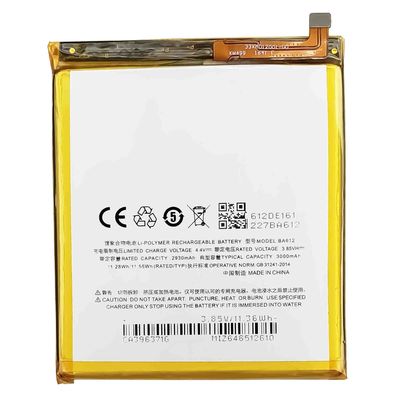 3000mAh BA612 επαναφορτιζόμενη μπαταρία για κινητό τηλέφωνο Meizu Meizy 5S M6 12M M5 M612Q M5S