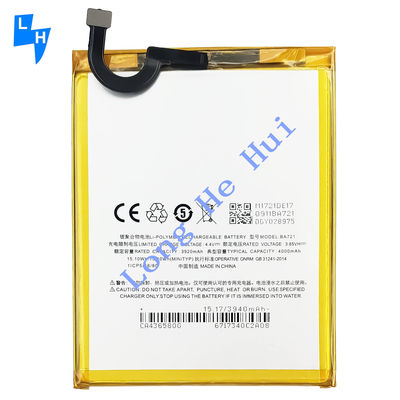 Κωδικοποίηση BA712 4000mAh επαναφορτιζόμενη μπαταρία κινητού τηλεφώνου για Meizu Meilan Note 6