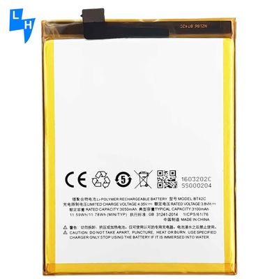 500pcs OEM BT42C Meizu Blue Charm Note2 μπαταρία κινητού τηλεφώνου για MeiZu M2 NOTE