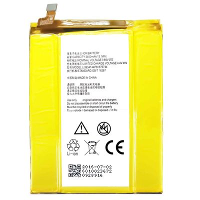 3400mAh 3.85V μπαταρία κινητού τηλεφώνου για ZTE Grand X Max 2 Z981 Z988 Li3934T44P8h876744