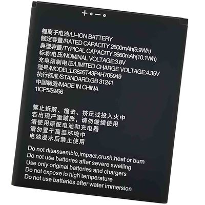 Li3826T43P4h705949 μπαταρία για ZTE Blade A530 A606 BA530 BA606 L210 Αντικατάσταση 2600mAh