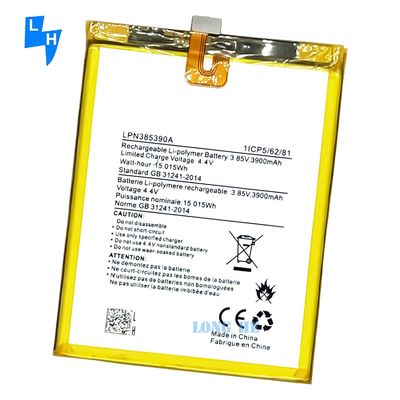 Ανανεώσιμες μπαταρίες για Hisense E76 mini LPN385390A 3900mAh μπαταρία κινητού τηλεφώνου