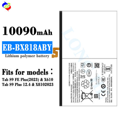 Η μπαταρία τραπεζιού EB-BX818ABY για το Tab S9 FE Plus 2023 X610 Tab s9 plus 12.4 x8102023