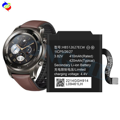 Ανανεώσιμο έξυπνο ρολόι HB512627ECW για Huawei watch 2 Pro 4g 3.82v 410mah μπαταρία