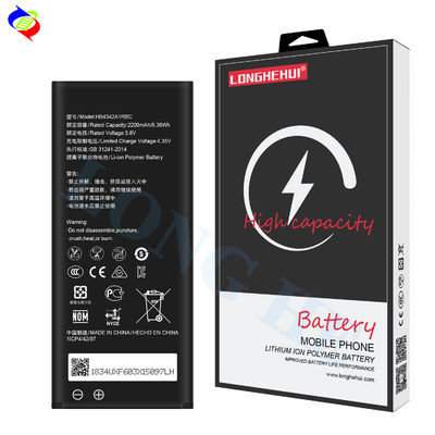 Αναφορτιζόμενη μπαταρία λιθίου HB4342A1RBC 3.8V 2200mAh μπαταρία για Huawei Y5 II 2 Y6 Ascend Honor 4A 5A